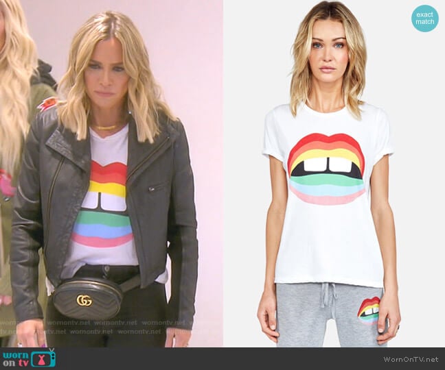 Lauren Moshi Edda Rainbow Gap Mouth worn by Teddi Mellencamp Arroyave on The Real Housewives of Beverly Hills