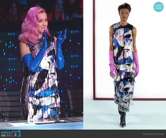 Emilio Pucci Fall 2019 Ready-to-Wear Collection worn by Katy Perry on American Idol
