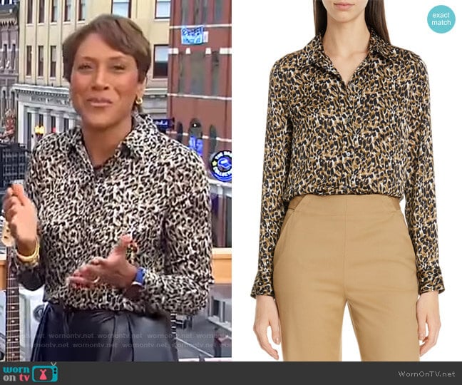 Equipment Brett Blouse worn by Robin Roberts on Good Morning America