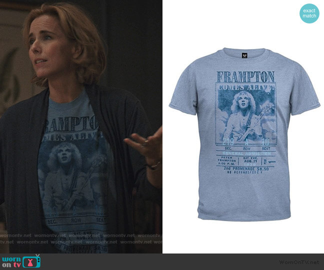 FEA Merchandising Peter Frampton Comes Alive T-Shirt worn by Elizabeth McCord (Téa Leoni) on Madam Secretary