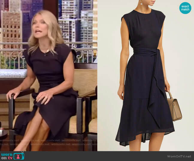 Cefinn Freya Dress worn by Kelly Ripa on Live with Kelly and Mark