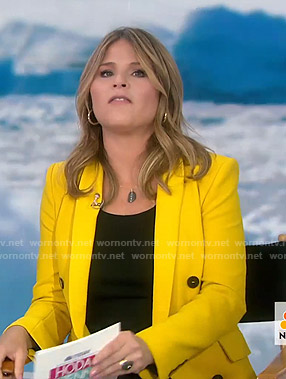 Jenna’s yellow blazer on Today