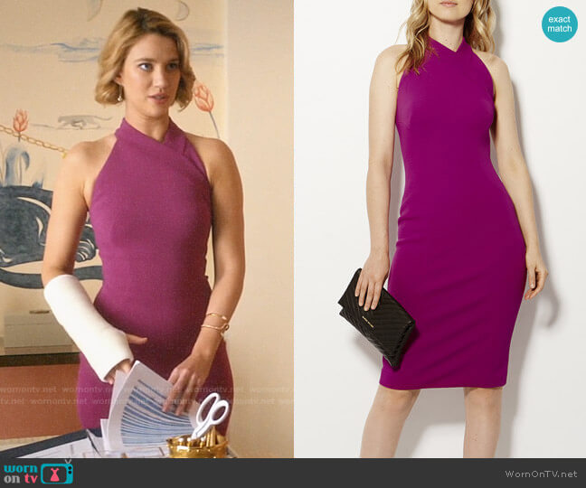 Karen Millen Cutout Pencil Dress worn by Petra Solano (Yael Grobglas) on Jane the Virgin