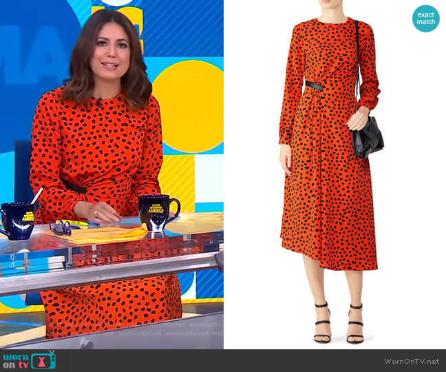 Hunter Bell Lawton Dress worn by Cecilia Vega on Good Morning America