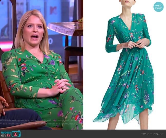 Maje Rayem Dress worn by Sara Haines on Good Morning America