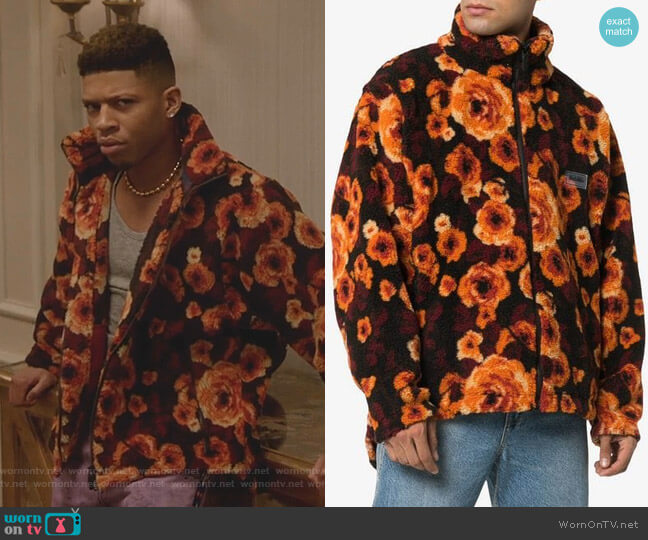 Napa By Martine Rose Floral Zipped Jacket worn by Hakeem Lyon (Bryshere Y. Gray) on Empire
