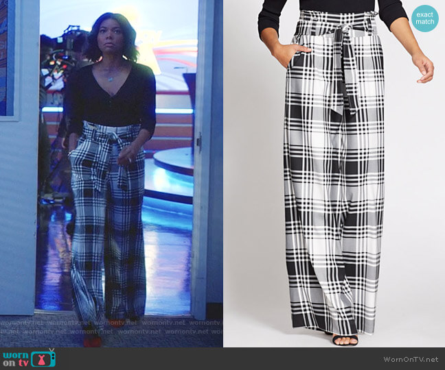 New York & Company Paperbag Waist Pant  - Gabrielle Union Collection worn by Mary Jane Paul (Gabrielle Union) on Being Mary Jane
