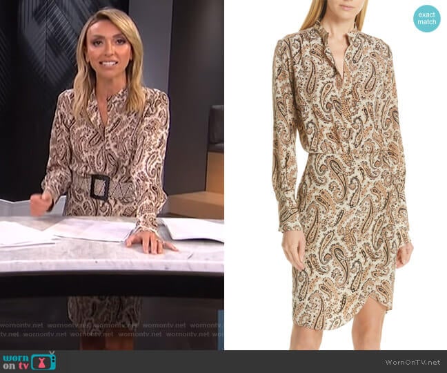 Nili Lotan Leora Dress worn by Giuliana Rancic on E! News