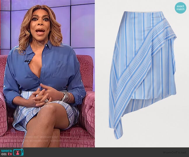 Nina Ricci Short Skirt worn by Wendy Williams on The Wendy Williams Show