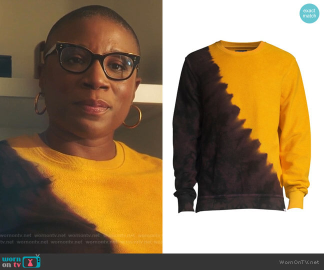 PRPS Two-Tone Tie Dye Sweatshirt worn by Henrietta Wilson (Aisha Hinds) on 9-1-1