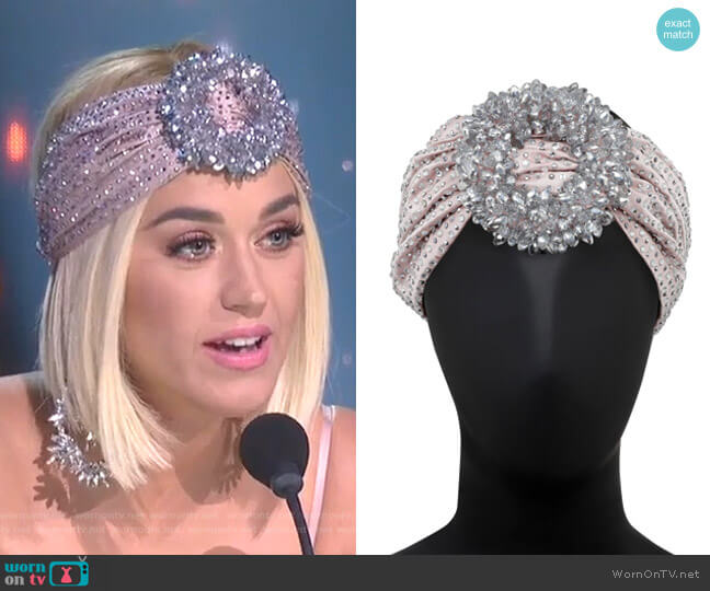 Raisa & Vanessa Crystal Embellished Head piece worn by Katy Perry on American Idol