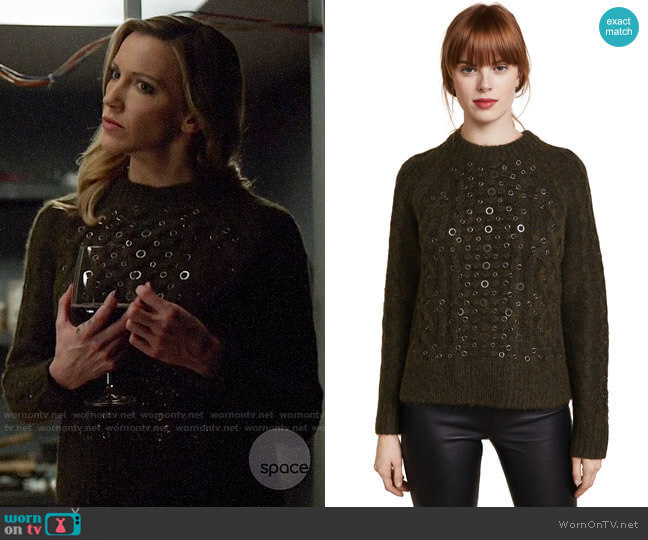 Rag & Bone Jemima Sweater worn by Laurel Lance (Katie Cassidy) on Arrow