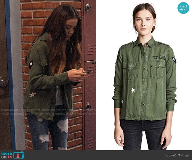 Rails Kato Military Shirt worn by Nick (Siena Agudong) on No Good Nick