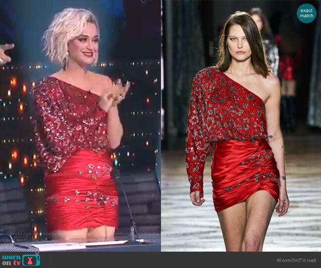 Redemption Fall 2019 Ready To Wear Collection worn by Katy Perry on American Idol