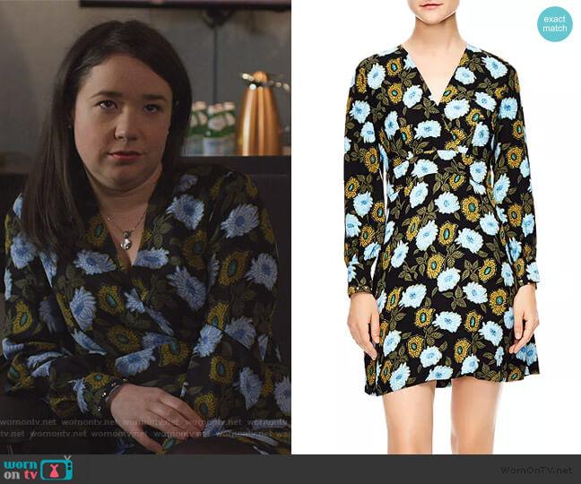 Sandro Brut Floral Dress worn by Marissa Gold (Sarah Steele) on The Good Fight
