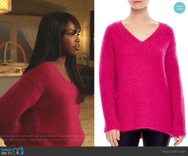 Sandro Carolina Sweater worn by Alexandra Crane (Ryan Destiny) on Star