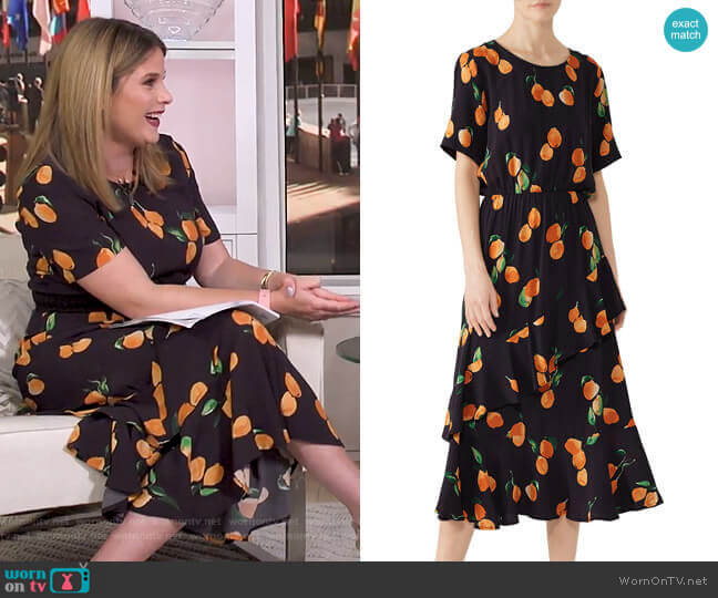 Just Female Sine Dress worn by Jenna Bush Hager on Today