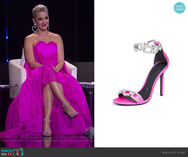 Stella Luna Strass 105 Sandals worn by Katy Perry on American Idol