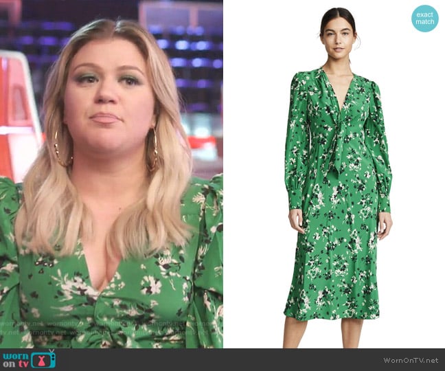 Veronica Beard Amber Dress worn by Kelly Clarkson on The Voice