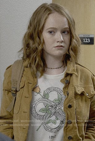 Abby’s snake LUST top on Santa Clarita Diet