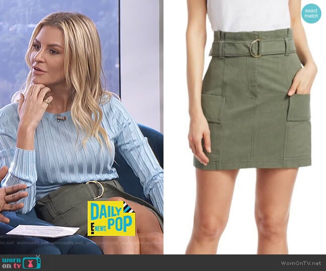 A.L.C. Kai Skirt worn by Morgan Stewart on E! News