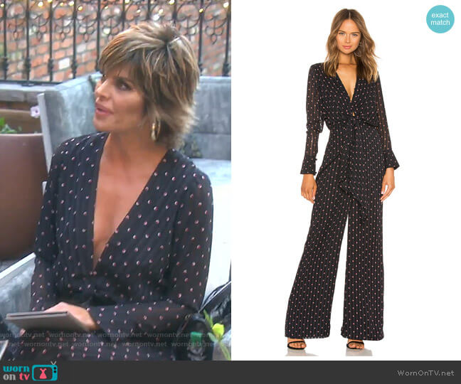 Alexis Shona Jumpsuit worn by Lisa Rinna on The Real Housewives of Beverly Hills