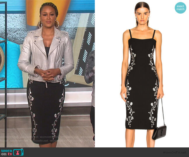 Cinq A Sept Chloe Dress worn by Eve on The Talk