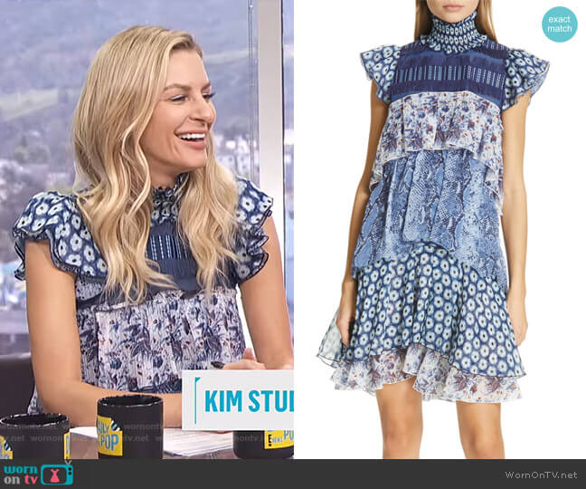 Diane von Furstenberg Matilda Dress worn by Morgan Stewart on E! News