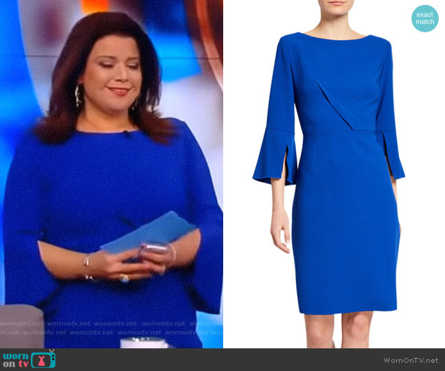 Elie Tahari Isla Dress worn by Ana Navarro on The View