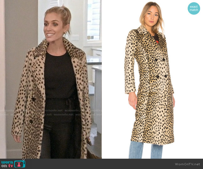 House of Harlow x Revolve Perry Faux Fur Coat worn by Kristin Cavallari on Very Cavallari