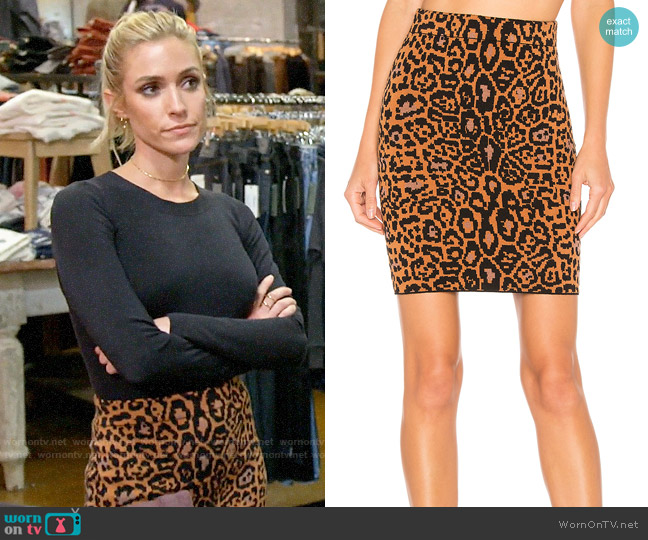House of Harlow x REVOVLE Heat It Up Skirt worn by Kristin Cavallari on Very Cavallari