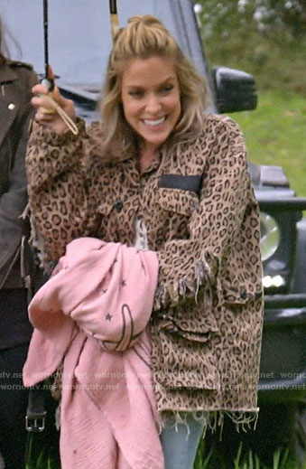 Kristin’s leopard print jacket on Very Cavallari