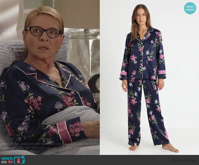 Ralph Lauren Floral Pajamas worn by Joan Short (Dianne Wiest) on Life in Pieces