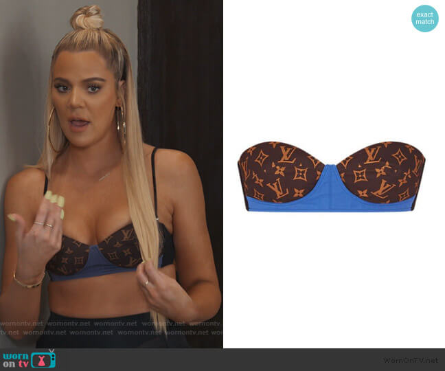 Luis Vuitton Cruise 2017 Edition Bikini worn by Khloe Kardashian on Keeping Up with the Kardashians