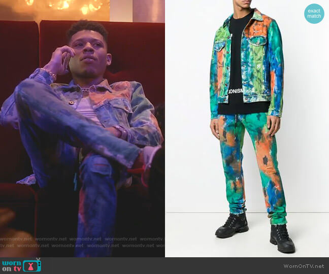 Off-White Paint Splattered Jeans worn by Hakeem Lyon (Bryshere Y. Gray) on Empire