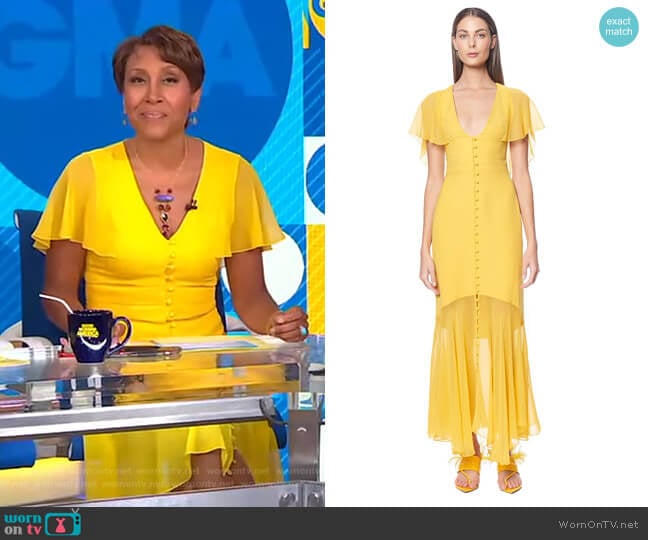 Prabal Gurung Victoria Dress worn by Robin Roberts on Good Morning America