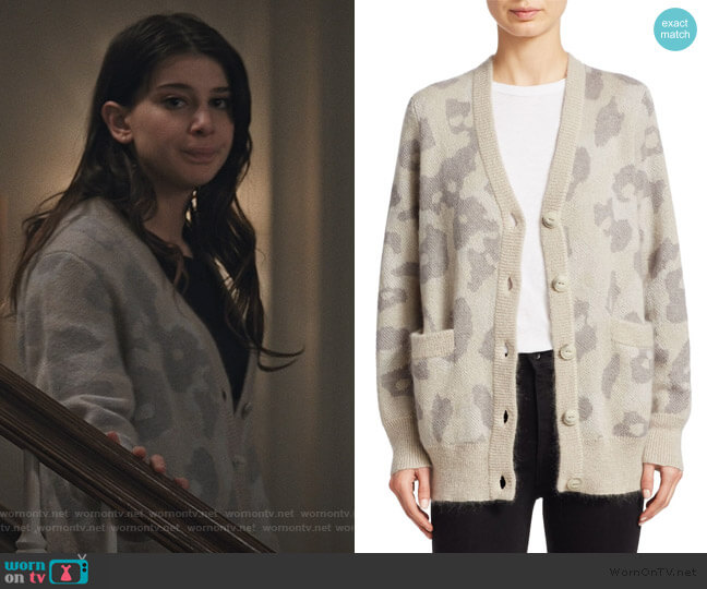 Rag & Bone Leopard Print Oversize Cardigan worn by Allison McCord (Kathrine Herzer) on Madam Secretary