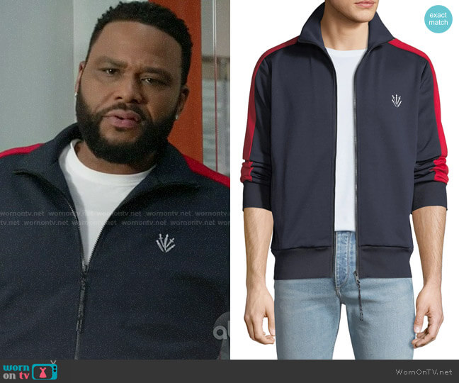 Rag & Bone Club Track Jacket worn by Andre Johnson (Anthony Anderson) on Black-ish