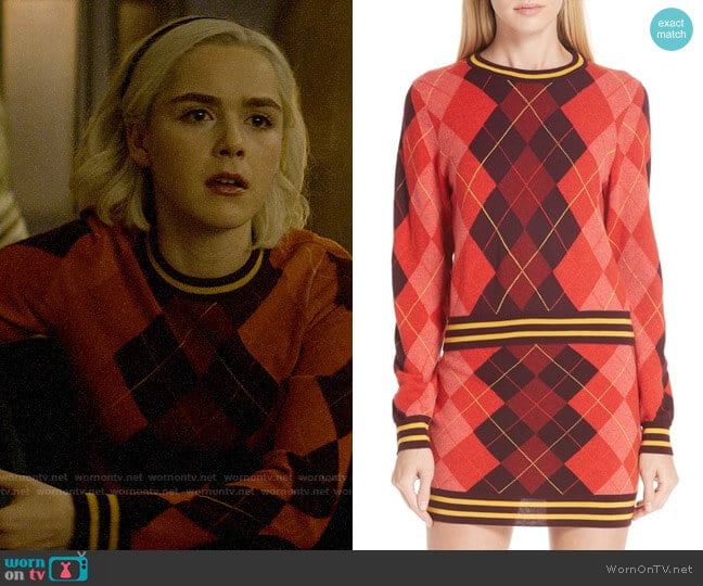 Rag & Bone Dex Sweater worn by Sabrina Spellman (Kiernan Shipka) on Chilling Adventures of Sabrina