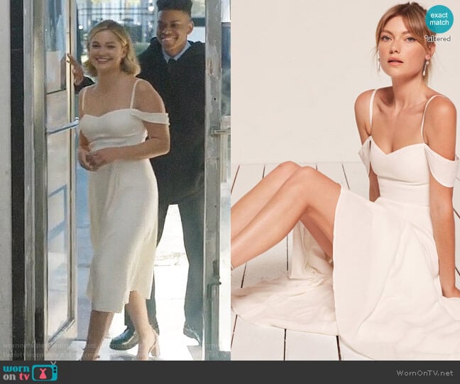 Reformation Poppy Dress worn by Tandy Bowen (Olivia Holt) on Cloak and Dagger
