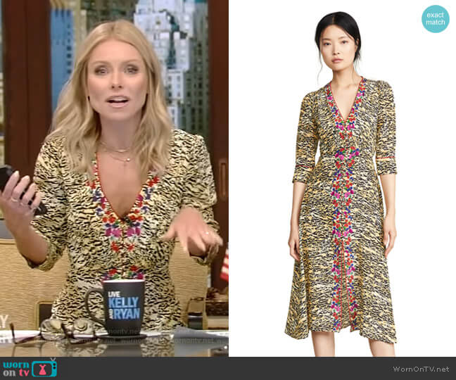 Saloni Eve Dress worn by Kelly Ripa on Live with Kelly and Mark