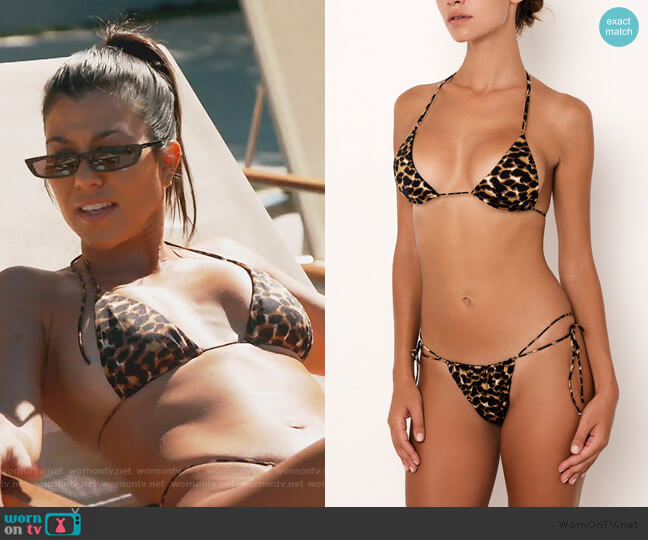 SommerSwim Gisele bikini worn by Kourtney Kardashian on Keeping Up with the Kardashians