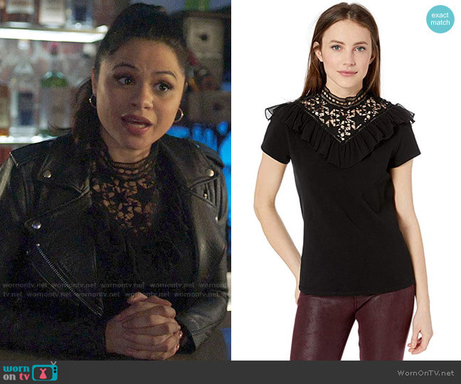 Ted Baker Aurra Top worn by Mel Vera (Melonie Diaz) on Charmed