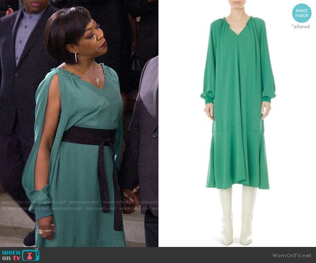 Tibi Savanna Dress worn by Tina Butler (Tichina Arnold) on The Neighborhood