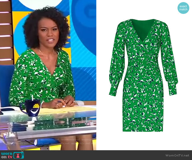 Lauren Ralph Lauren Sydnie Dress worn by Janai Norman on Good Morning America