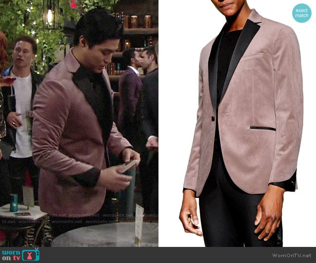 Topman Velvet Dinner Jacket