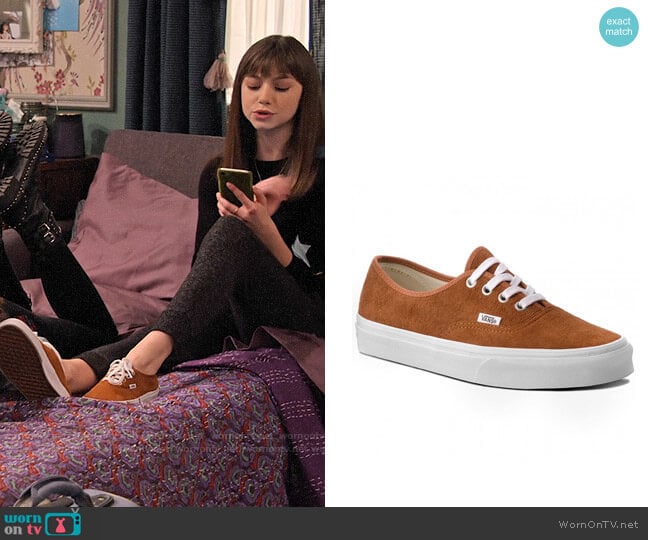 Vans Authentic Sneakers worn by Molly (Lauren Lindsey Donzis) on No Good Nick