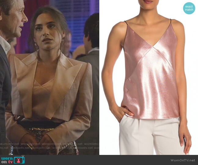Vince V-Neck Bias Cami worn by Cristal Jennings (Daniella Alonso) on Dynasty