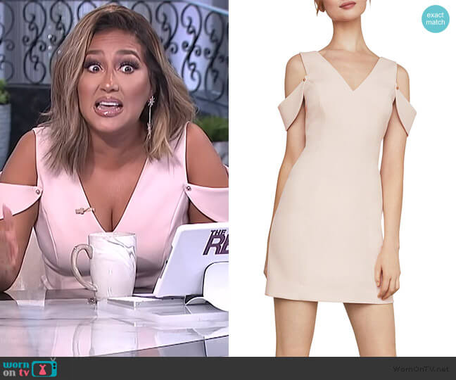 Bcbgmaxazria Eve Dress worn by Adrienne Houghton on The Real