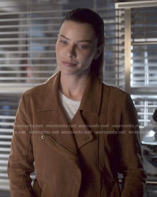 Chloe’s brown jacket on Lucifer